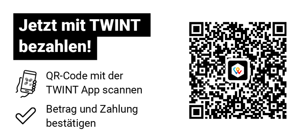 Twint QR Code - Für Spenden an den Verein